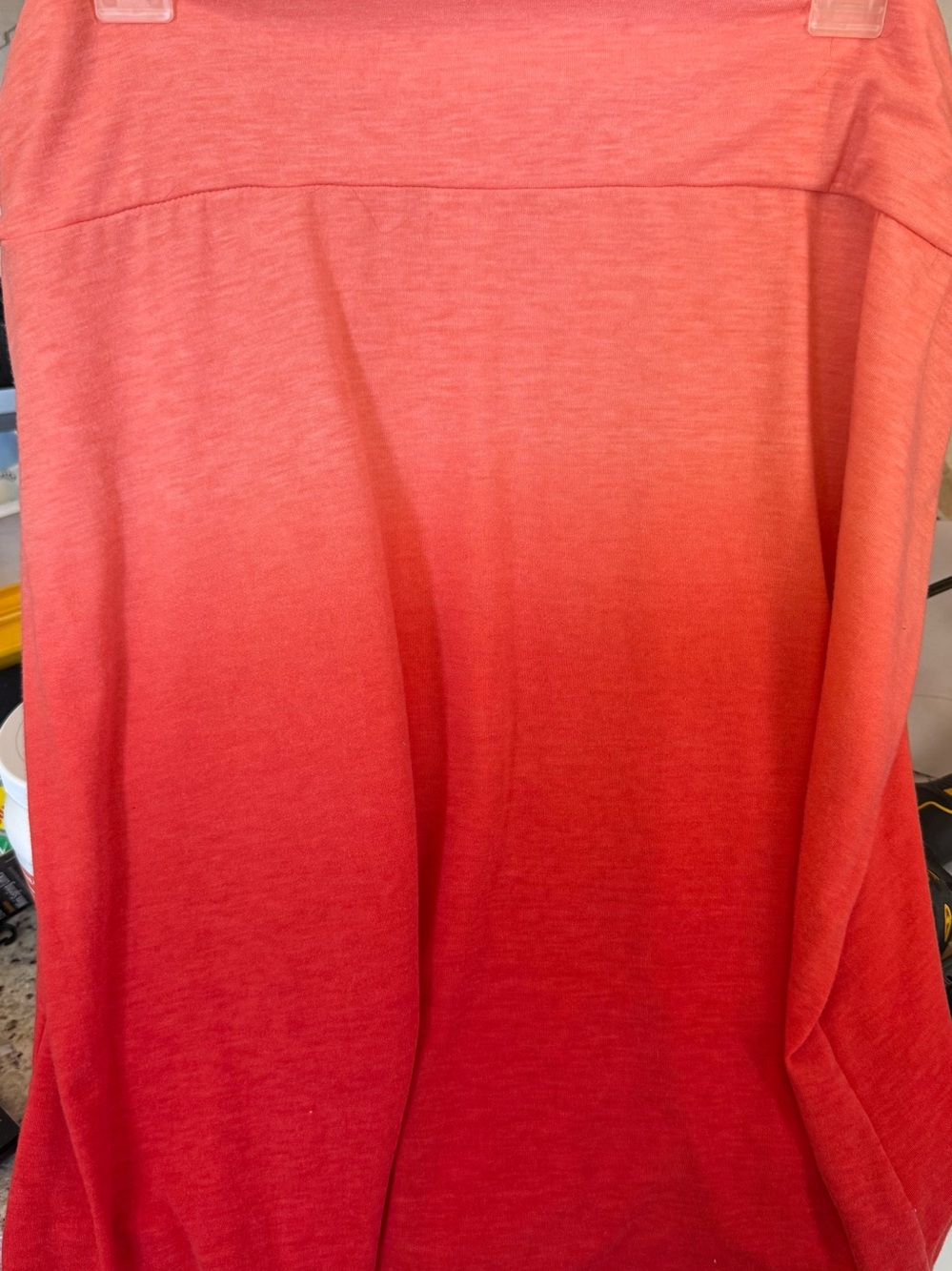 Faded Glory Coral to Red Ombre skirt